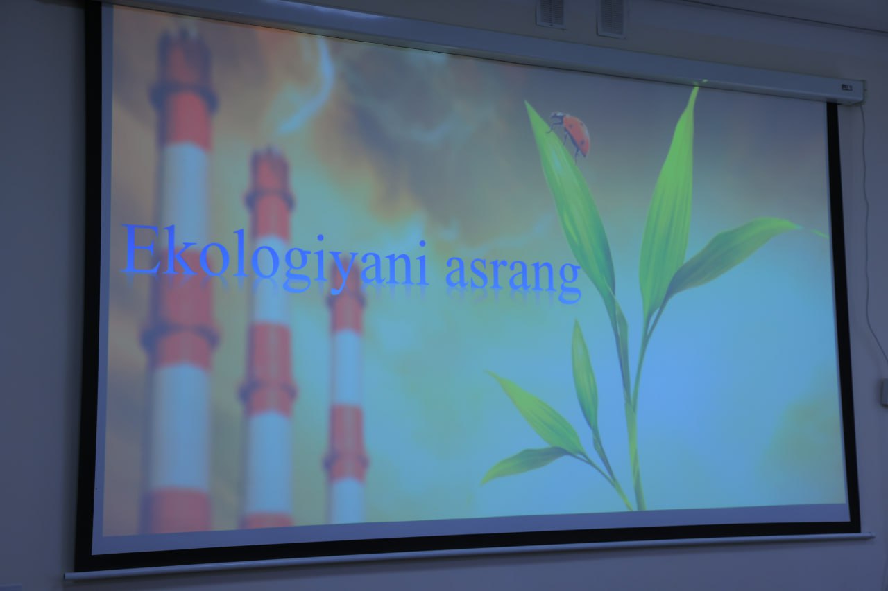 "Ekalogiyani asrang" mavzusida ijodiy ishlar tanlovi bo‘lib o‘tdi