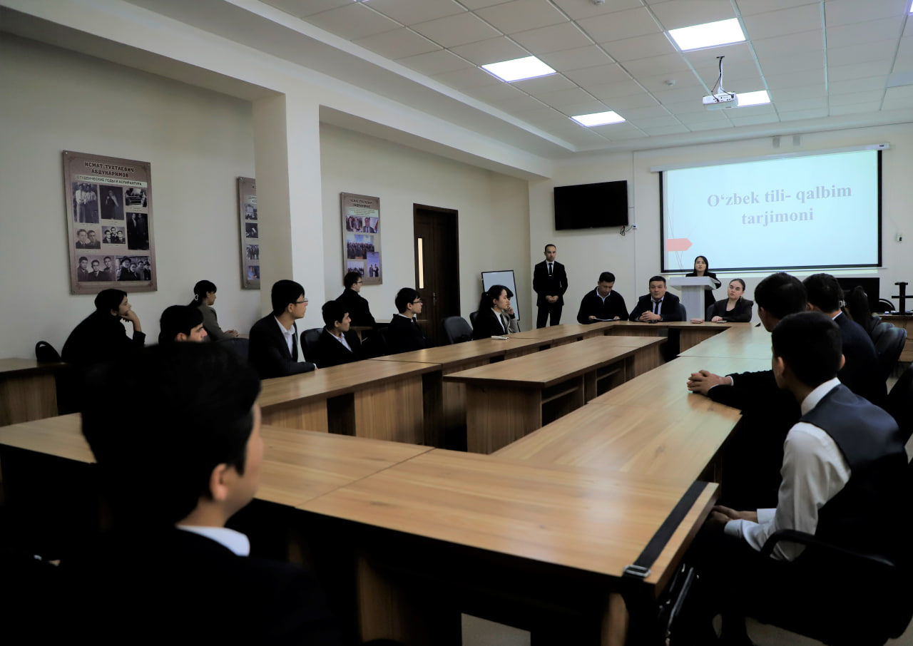 “O‘zbek tili - qalbim tarjimoni” mavzusida davra suhbati bo‘lib o‘tdi