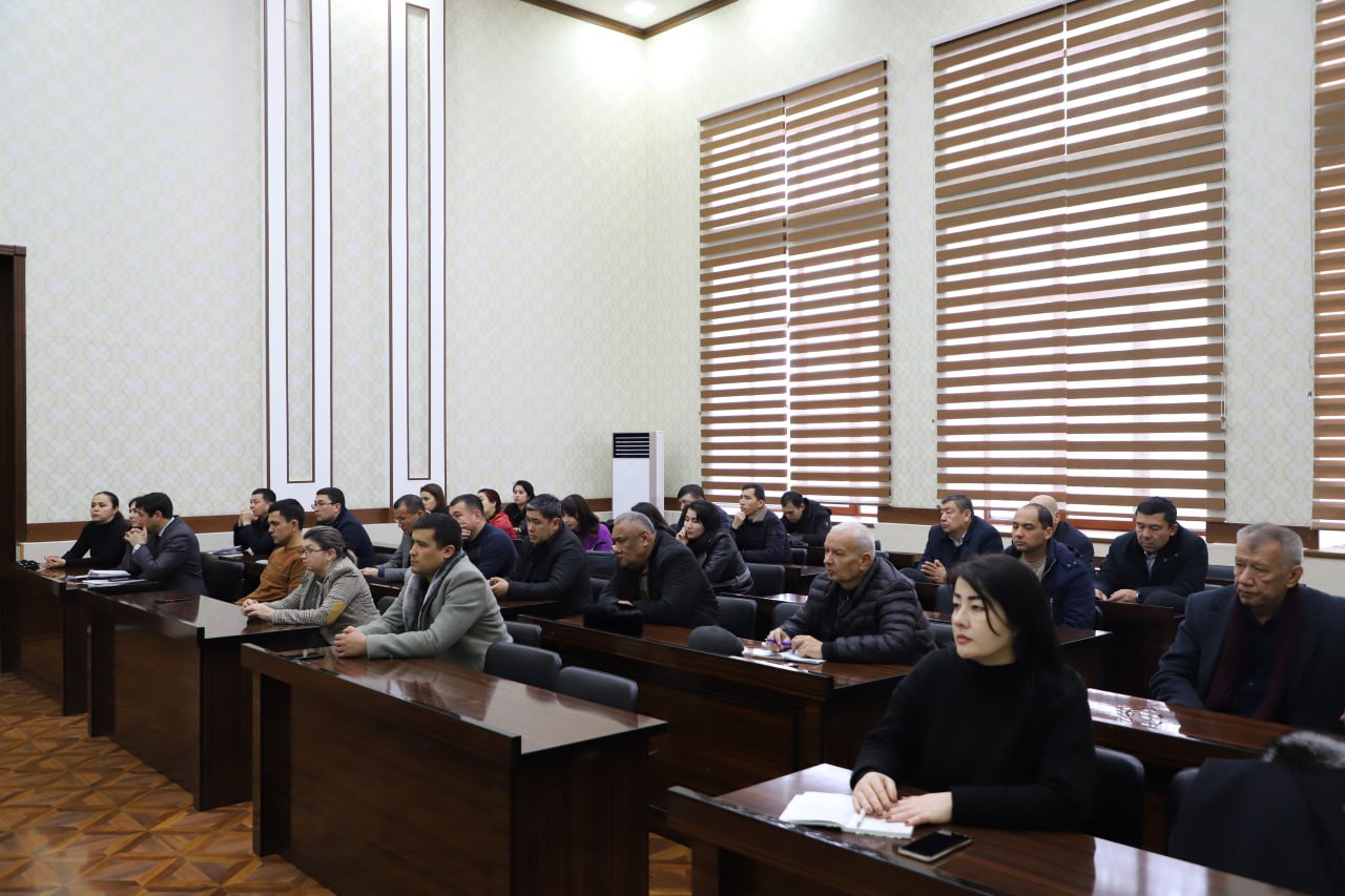 Navbatdagi “Korrupsiyaga qarshi kurashish va kompleans nazorat sohasida ishlarni toʼgʼri tashkil etish va samaradorlikni oshi...