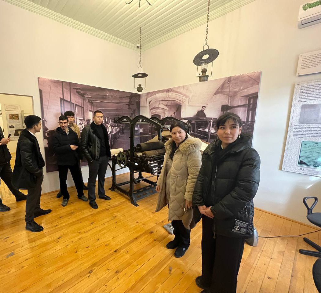 Buxgalteriya hisobi va menejment fakultetining bir guruh talabalari Mahmudxoʻja Behbudiy uy-muzeyiga tashrif buyurishdi.