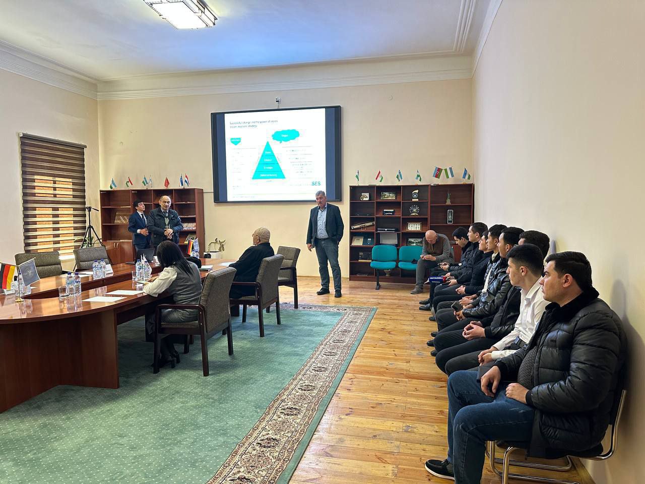 Germaniya xalqaro hamkorlik fondining "Senior Experten Service GmbH" tashkiloti vakillari tomonidan seminar trening...