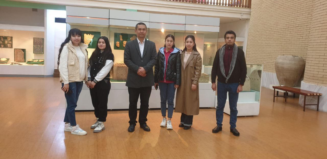 MTF-122 guruh talabalari O'zbekiston madaniy tarixi davlat muzeyiga tashrif buyurishdi