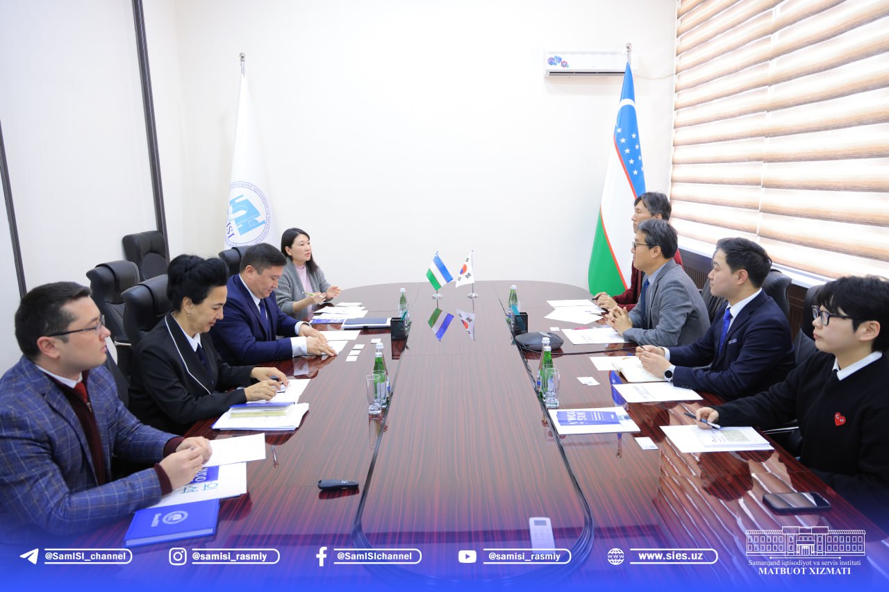 Institutda hamkorimiz Woosuk universiteti rahbariyati mehmon bo'lishdi