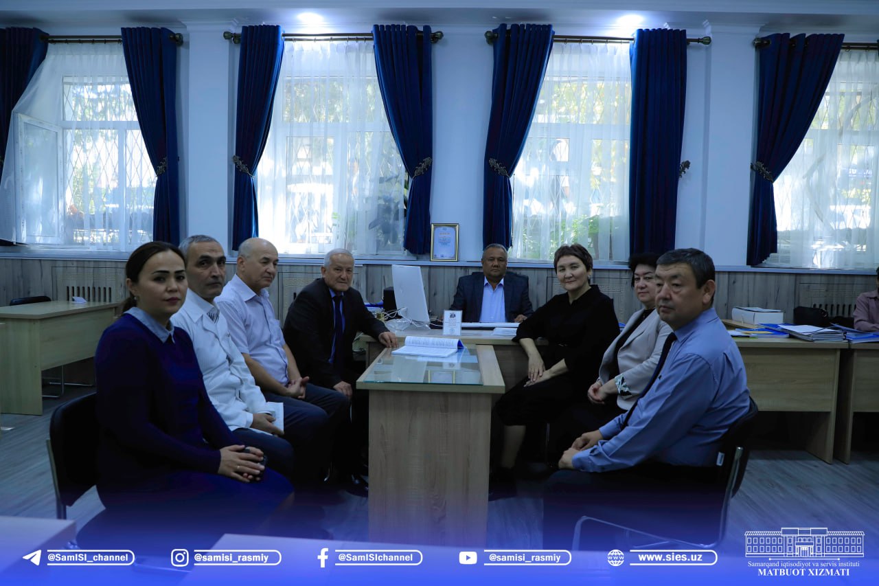 Qozog'istonlik professorlar Samarqand iqtisodiyot va servis institutida