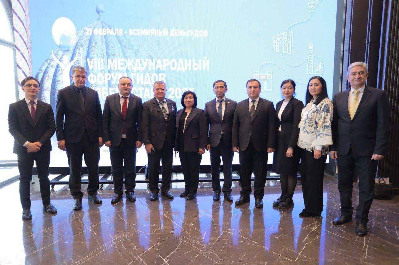 Turizm kafedrasi professori VIII Xalqaro gidlar forumida ishtirok etdi