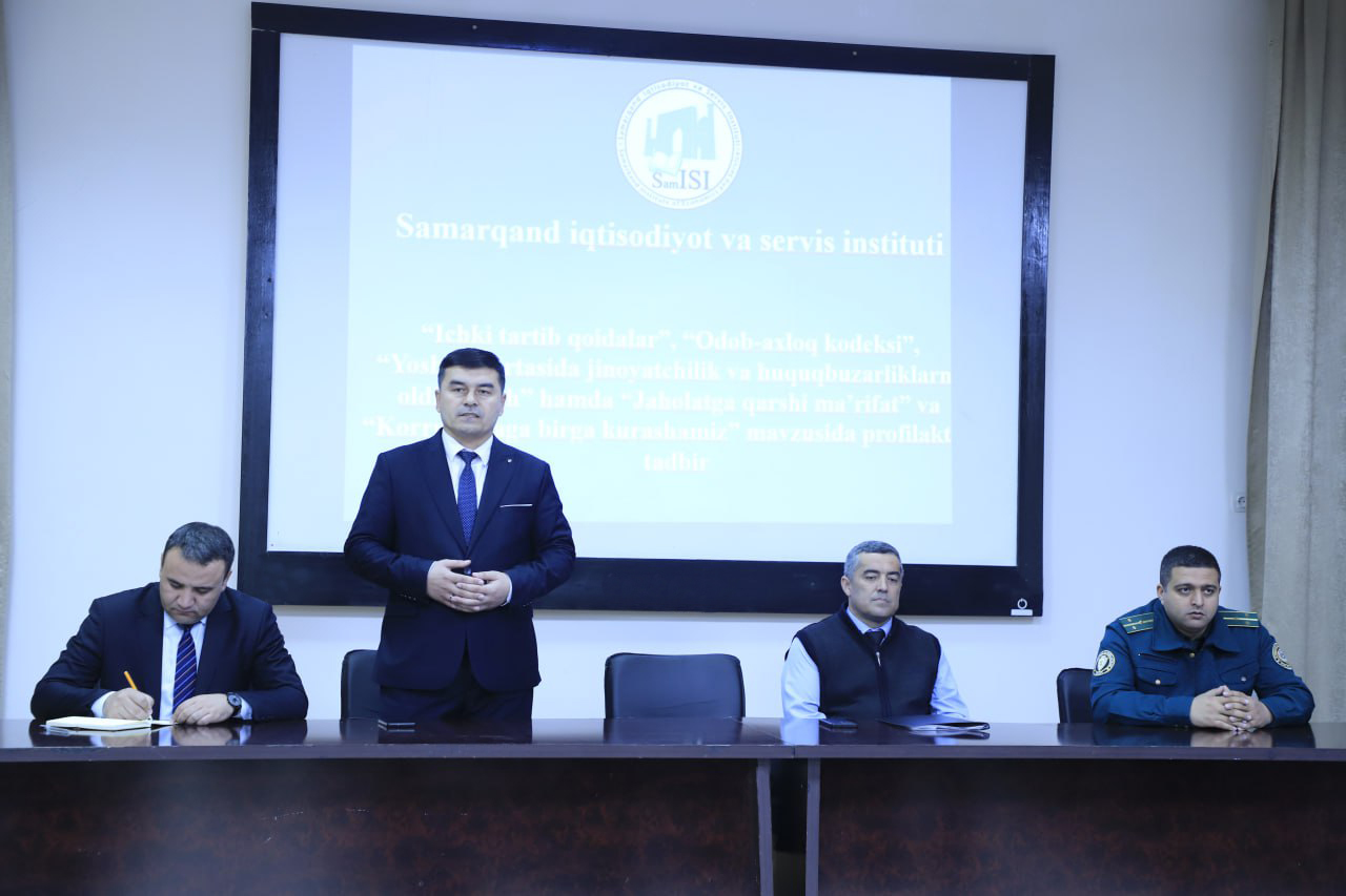 Bank-moliya xizmatlari fakultetida profilaktik davra suhbati tashkil etildi