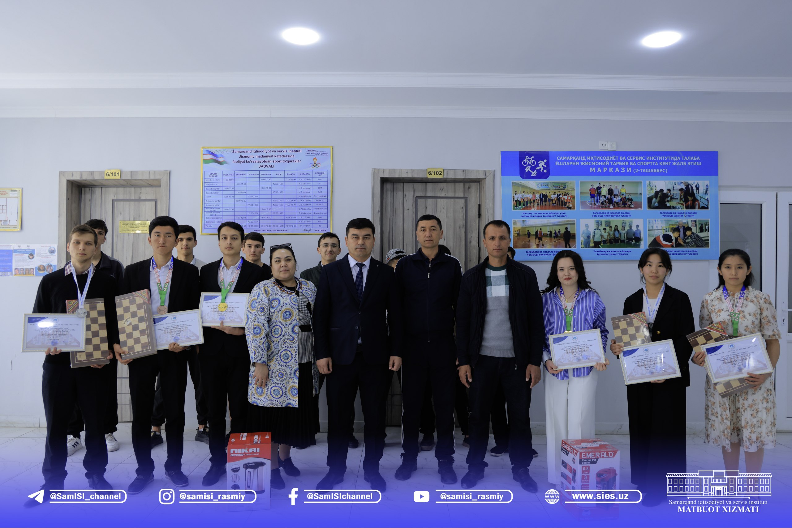 "Rektor kubogi" sovrindorlari taqdirlandi!