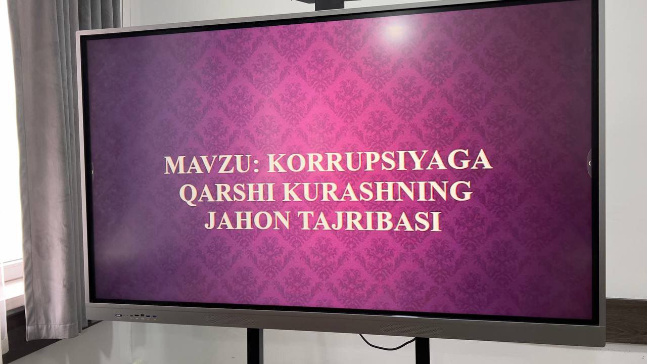 Komplaens nazorat: Talabalar uchun GRACE dasturi bo‘yicha o‘quv mashg‘ulotlari tashkil etildi