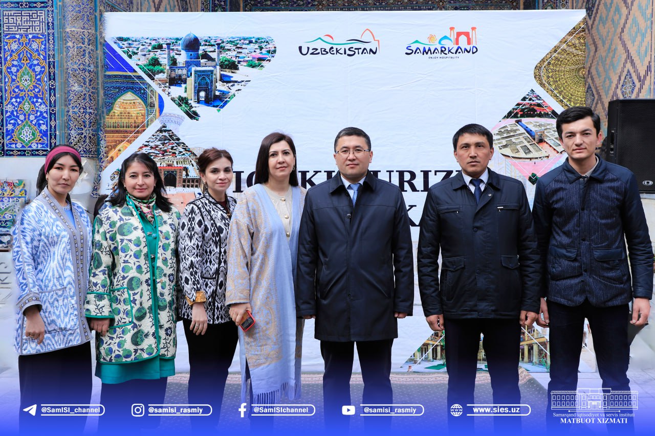 Samarqand iqtisodiyot va servis instituti jamoasi turizm yarmarkasida ishtirok etdi