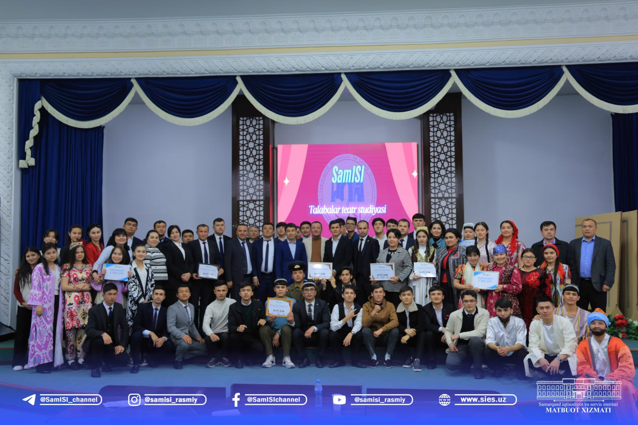 "Talabalar teatr studiyasi" koʻrik-tanlovi gʻoliblari hamda nominatsiya egalari taqdirlandi!
