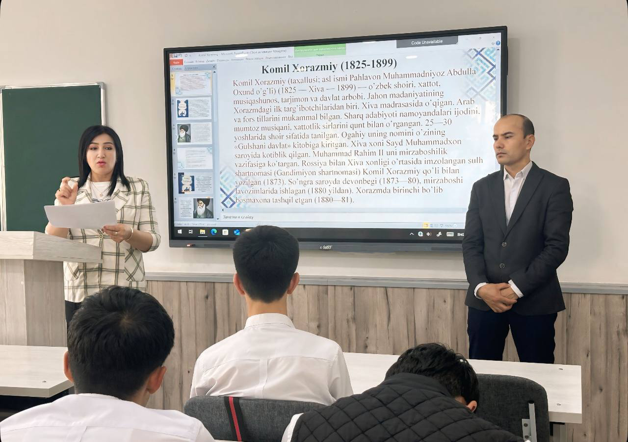 Iqtisodiyot fakulteti tyutorlari tashabbusi bilan adabiy-ma’rifiy tadbir o‘tkazildi