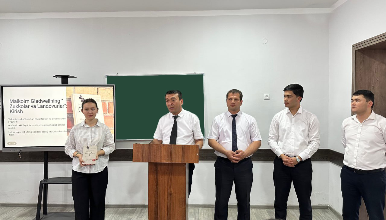 “Kitobxon talaba” loyihasi doirasida badiiy asar muhokamasi o‘tkazildi