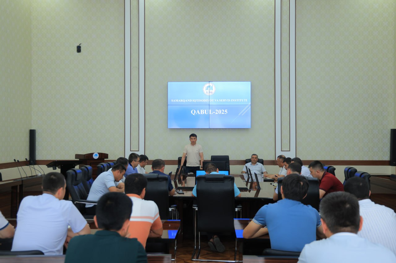 2025/2026 oʻquv yili qabul jarayoniga tayyorgarlik masalalari muhokama etildi