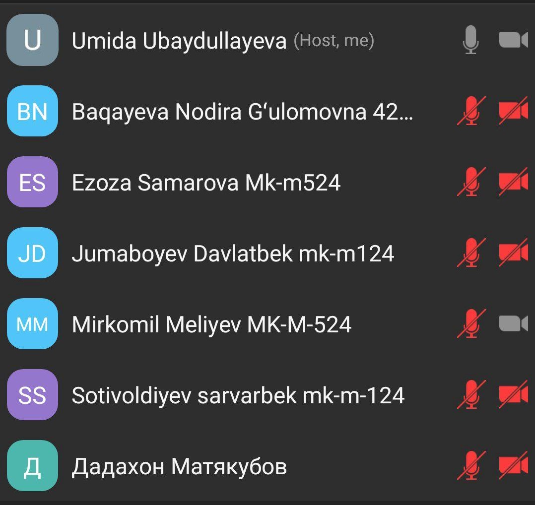 “Dolzarb 90 kun” loyihasi doirasida o‘zbek tili va adabiyoti kafedrasida “Notiqlik mahorati” to‘garagi onlayn tarzda faoliyat...