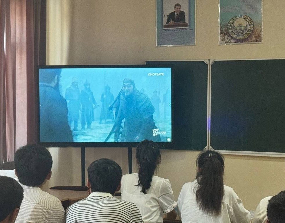 “Dolzarb 90 kun” loyihasi doirasida “Bahodir Yalangtoʻsh” filmi namoyish etildi