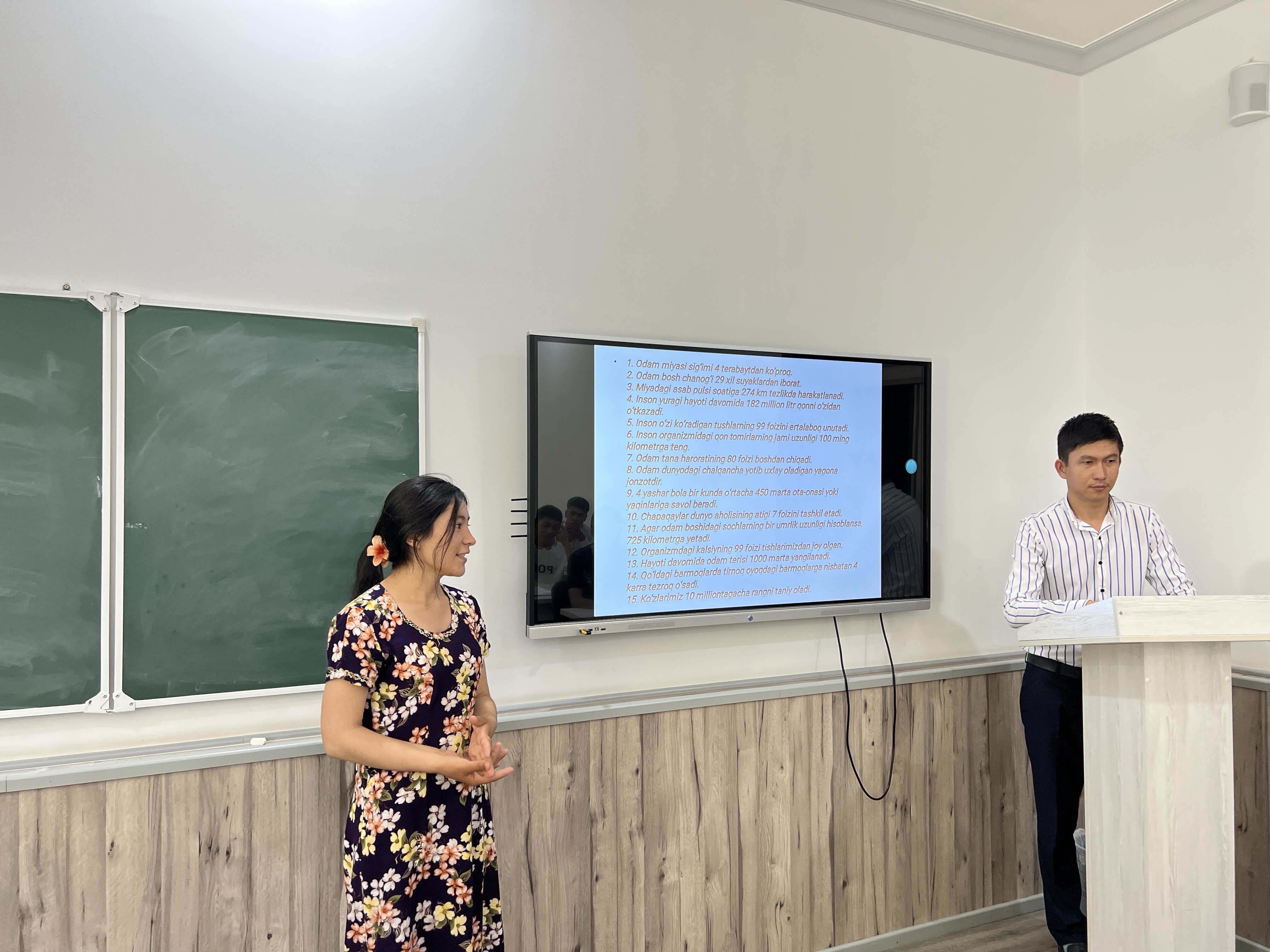 “Dolzarb 90 kun” loyihasi doirasida servis fakultetida “Qiziqarli faktlar” viktorinasi bo‘lib o‘tdi