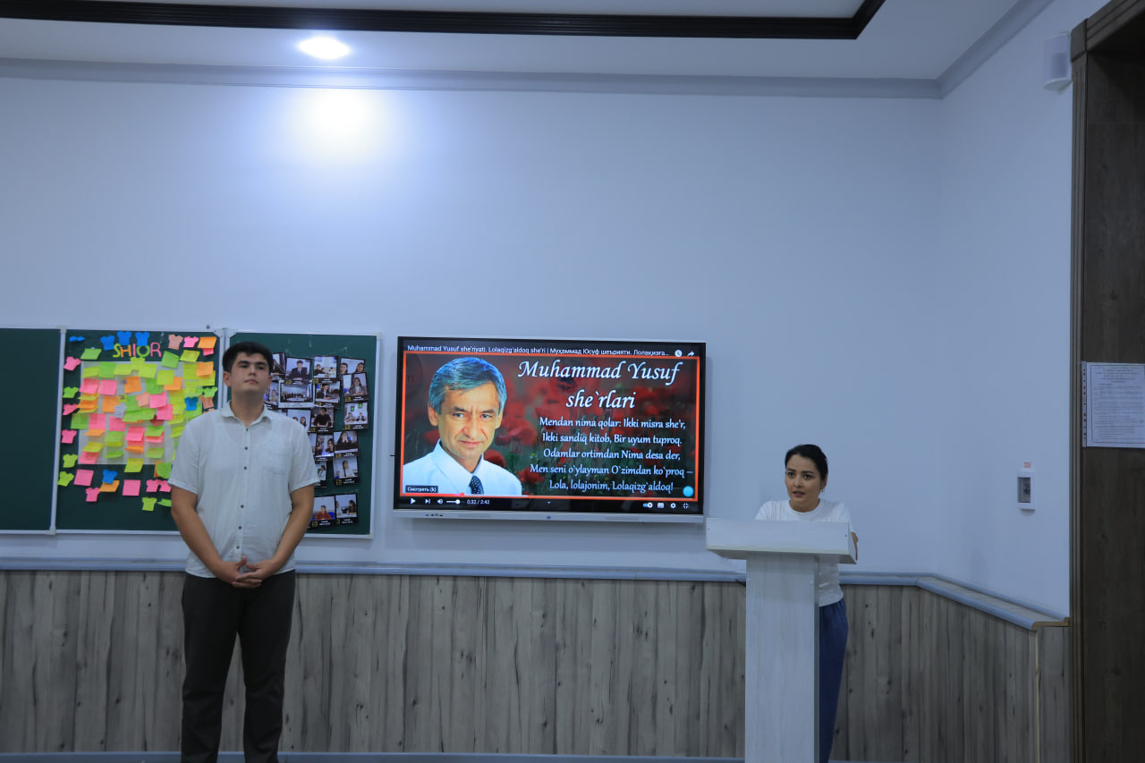 "Dolzarb 90 kun" loyihasi doirasida she’riyat kechasi tashkil etildi