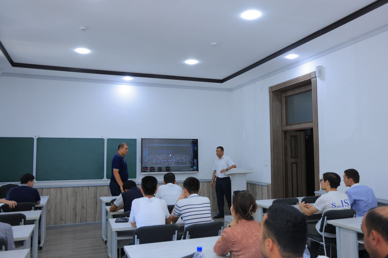 Kechki ta’lim fakulteti va tillarni o‘qitish kafedrasi tashabbusi bilan talabalar uchun xorijiy tilda kino kechasi tashkil et...