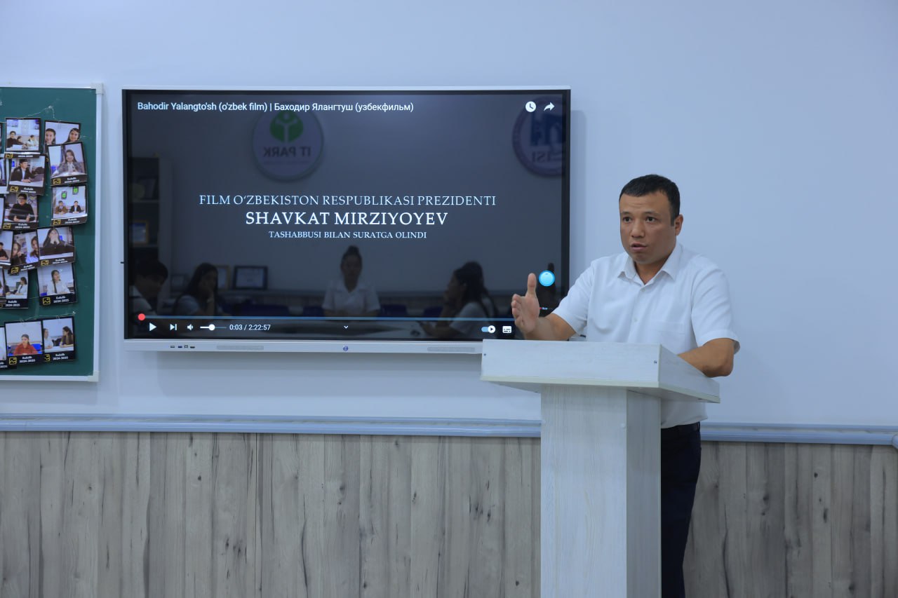 "Dolzarb 90 kun" loyihasi doirasida kino kechasi tashkil etildi