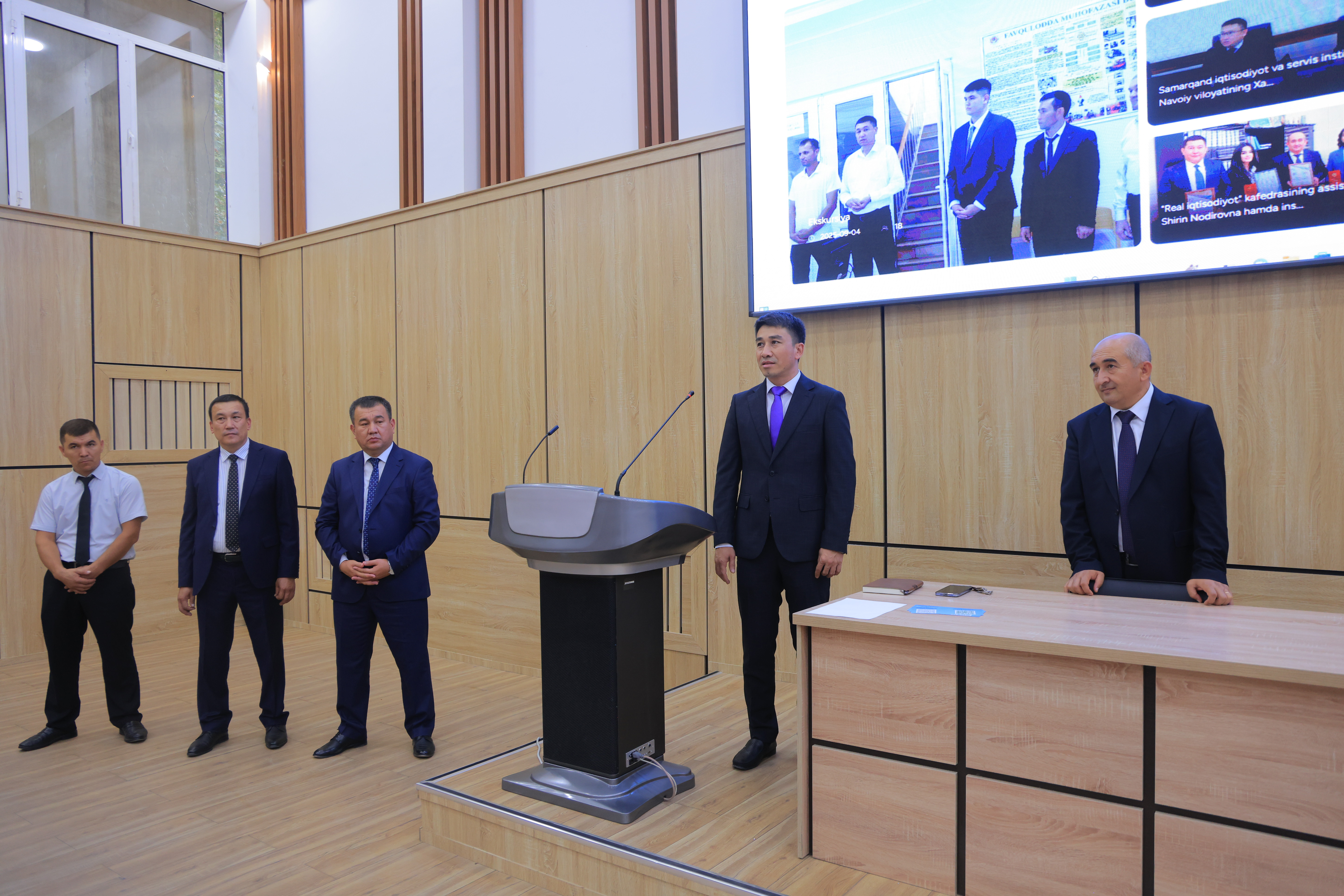 Institut rahbar xodimlari kechki taʼlim fakulteti birinchi bosqich talabalari bilan uchrashuv oʻtkazdi