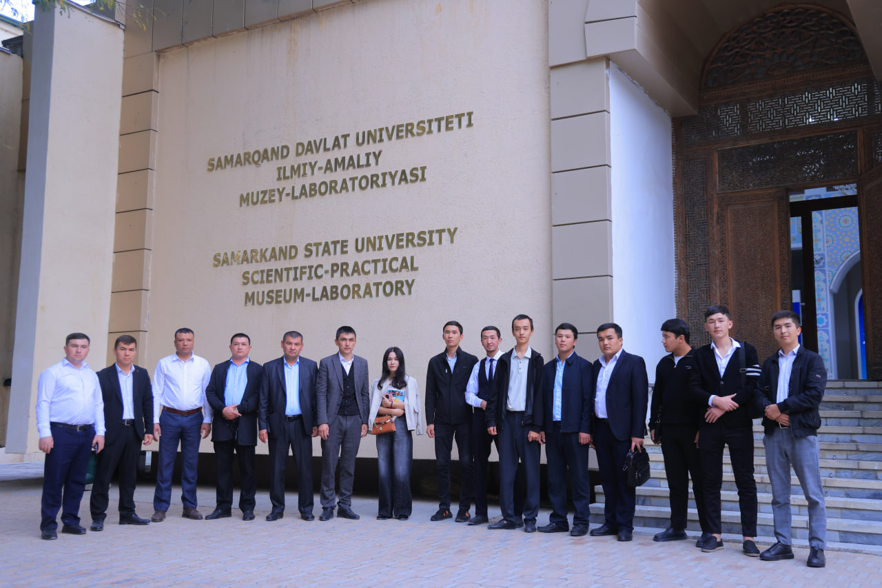 Kechki ta'lim fakulteti talabalari Ilmiy-amaliy muzey-laboratoriyaga tashrif buyurishdi