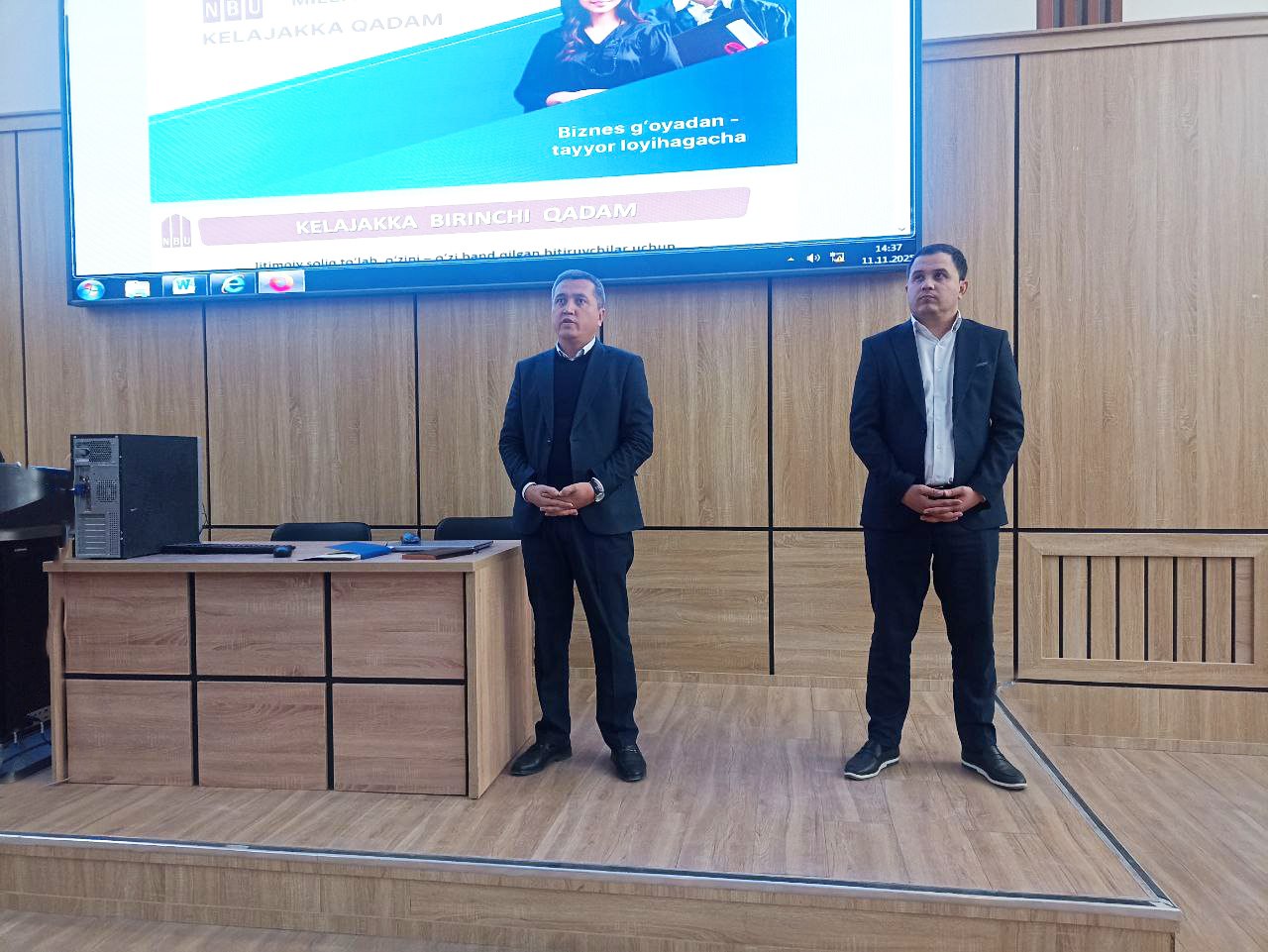 “Kelajakka qadam” dasturi doirasida bitiruvchi yoshlar bilan uchrashuv va seminarlar tashkil etilmoqda