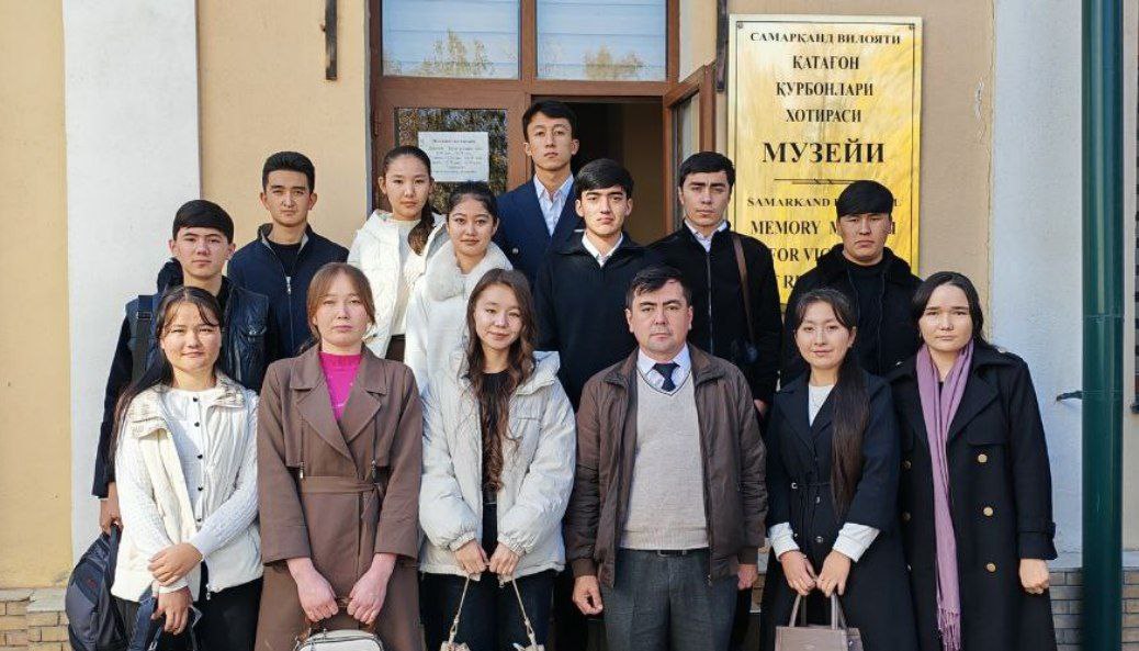 Bank-moliya xizmatlari fakulteti talabalari ishtirokida Qatag‘on qurbonlari xotirasi muzeyiga ekskursiya uyushtirildi